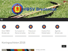 Tablet Screenshot of hbsvbrederode.nl